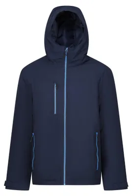 Image de Regatta - Veste « Navigate » imperméable pour homme LT413 (S) (bleu marine/bleu gris)