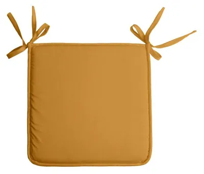 Produktbild von Fabric Textile Home Stuhlkissen - ockergelb - 38 x 38 x 3 cm - fur den Innenbereich