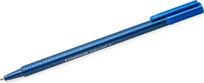 Produktbild von Kugelschreiber triplus ball Kappenmodell F blau Packung mit 10 Stück