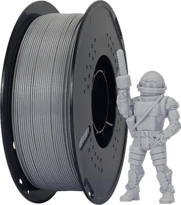 Obrázek produktu pro Vysokorychlostní filament pro 3D tiskárny PETG, 1,75 mm, hyper-tiskový filament, cívka o hmotnosti 1 kg, přesnost materiálu pro 3D tisk ¡À0,02 mm, pro většinu 3D tiskáren FDM ŠC Grey