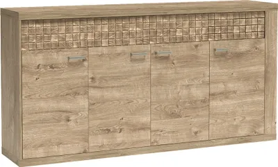 Produktbild von Wohnzimmer Sideboard, 191,5 cm in Eiche NUSCO-161