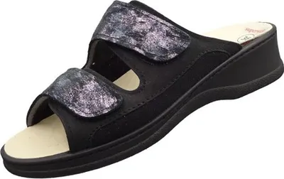 Produktbild von Algemare 4252 Pantoletten für Damen Schwarz (Größe: 41)
