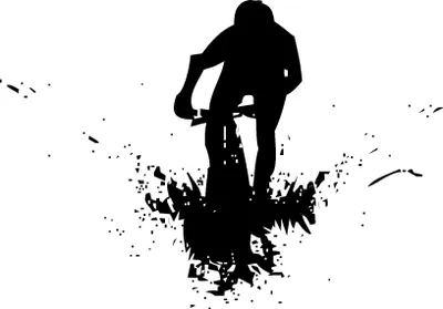 Produktbild von Mountainbiker - Fahrräder - bike - Sport - Autoaufkleber