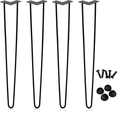 Obrázek produktu pro karpal 4x nohy na vlasy Stolní nohy DIY Stolní ližiny Jídelní stůl
