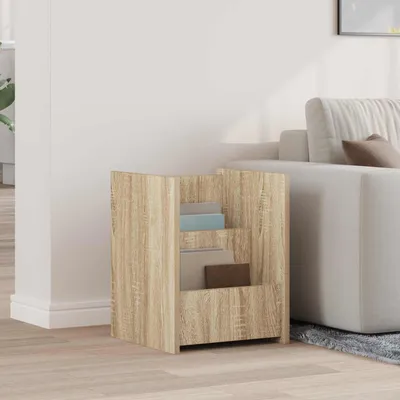 Produktbild von Möbel Magazinregal Sonoma-Eiche 35 x 35 x 45 cm Holzwerkstoff - Zeitungsständer &4926