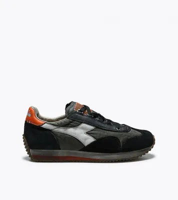 Produktbild von Diadora Herren-Sneakers, Modell 201.182642, Equipe Dirty SW Evo, Farbe: Schwarz/Anthrazit