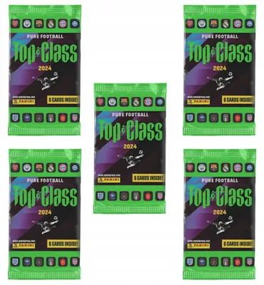Produktbild von PANINI TOP CLASS 2024 Football Cards – Set of 40 Cards, 4+1 FREE Packs