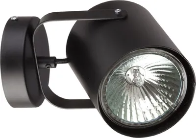 Produktbild von Wandleuchte Schwarz schwenkbar Ø 12 cm E27 Spot Leselampe Schlafzimmer