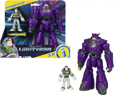 Immagine prodotto di Fisher - Price Imaginext - Lightyear - Buzz e Mega Zurg - Actionfigur di prima età