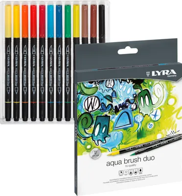 Image de Lyra Aqua Brush Duo marker 12 pcs