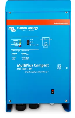 Produktbild von Victron MultiPlus 0% MwSt §12 III UstG Compact 24/2000/50-30 230V VE.Bus