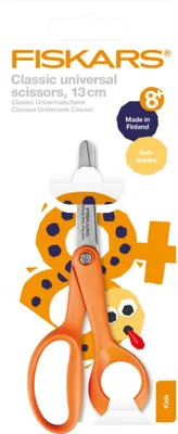 Produktbild von Fiskars 1005166, Kind, Figurenschnitt, Einzelbild, Orange, Edelstahl, Universal