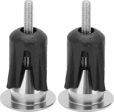 Produktbild von 2PCS Fahrradlenker-Endkappe Fahrradstecker für Mountainbikes RennräderSilber
