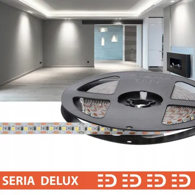Obrázok produktu pre LED pásik Prescot Delux, studená biela, 5 metrov, 12V