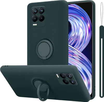 Produktbild von Cadorabo Hülle für Realme 8 4G / 8 PRO Schutz Hülle in Grün Handyhülle TPU Etui Case Cover