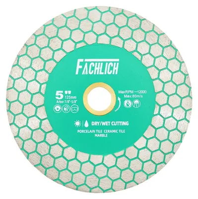 Immagine prodotto di Disco diamantato da 125 mm per porcellana e Vetroceramica