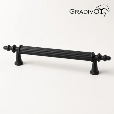 Produktbild von Möbelgriff Küchengriffe Schrankgriff Bügelgriff Schubladengriffe 916 Schwarz 224 mm