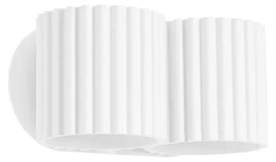 Image de Applique AURA 2 blanche G9 2xG9 8W aluminium 10x12x21cm Sollux Lighting