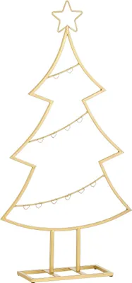 Productafbeelding van Mica Decorations Decoratie boom goud - l40xb12xh78,5cm