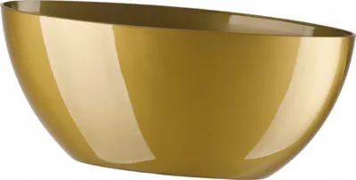 Immagine prodotto di Vaso da fiori KADAX "Ptuj", fioriera ovale, vaso per piante in plastica, fioriera, 30 cm, oro