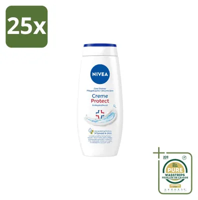 Obrázek produktu pro 25 kusů sprchového gelu Nivea Protect, objem 250 ml, balení