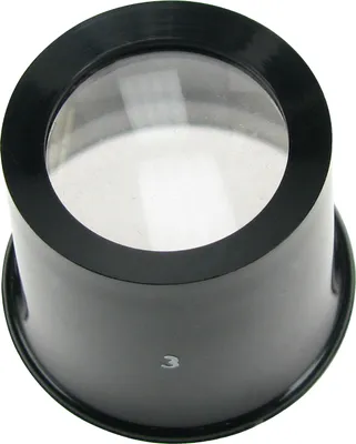 Produktbild von SELVA Uhrmacherlupe, Standard, Vergrößerung 3,3x, mit verschraubtem Ring