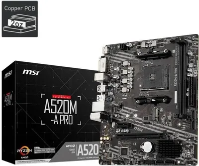 Image de Carte Mère MSI A520M-A PRO - (911-7C96-020)