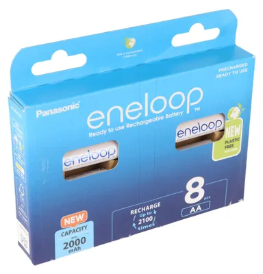 Produktbild von Panasonic eneloop Standard Mignon 8er Pack inkl. 2 AccuCell Akkuboxen Gratis