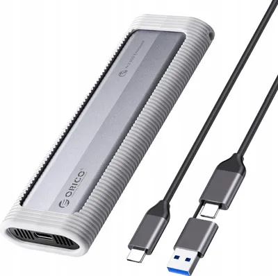 Produktbild von Orico M.2 NVMe SSD-Gehäuse 8TB, 10Gbps, USB-C/USB-A Adapter,