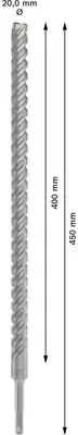 Produktbild von PRO SDS plus-5X Hammerbohrer, 20 x 400 x 450 mm