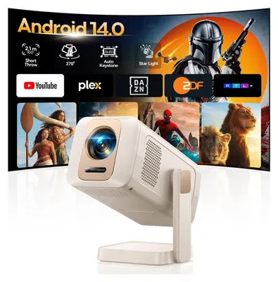 Imagen del producto de Proyector compacto - Resolución de 1280x720 - Pantalla LED - Portátil