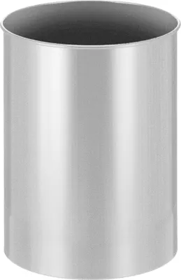 Productafbeelding van Runder prullenbak, 30 liter, zilverkleurig