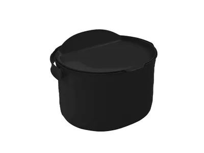Obrázek produktu pro KOKOZA, o.p.s. Nádoba na bioodpad Organko Daily, černá