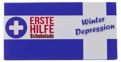 Produktbild von Erste Hilfe Schokolade "Winter Depression"