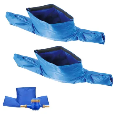 Zdjęcie produktu dla Osłona na wodomierz zimowa - Ochrona przed mrozem - 55 x 25 cm - 2 szt.