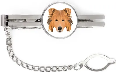 Produktbild von Art-Dog Krawattenklammer Langhaarcollie