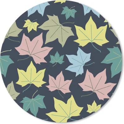 Produktbild von MuchoWow® Mauspad Mousepad Muster - Herbst - Blätter 30x30 cm - Mousepads - Maus Mat - Pad - Mausunterlage - Tischunterlage - Schreibtischmatten