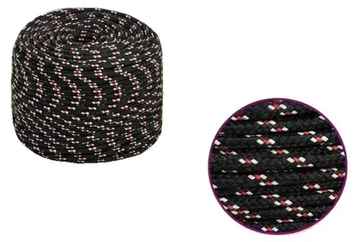 Image de Corde en polypropylène, longueur 25 mètres, noire