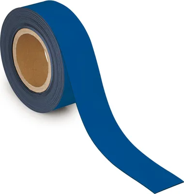Produktbild von Kennzeichnungsband magnetisch 1cmx10m blau Packung mit 10 Stück