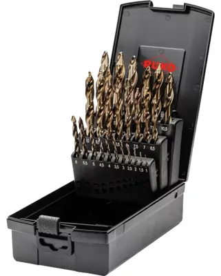 Produktbild von RUKO ULTIMATECUT Spiralbohrer-Satz DIN 338 Typ FLOWSTEP® HSS-Co 5 - 25-tlg.