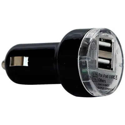 Obrázek produktu pro Redukce / adaptér 12/24V 2x USB do zásuvky zapalovače 12V - 1x 2.1A / 1x 1A