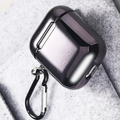 Obrázek produktu pro Starrt ROCK kryt sluchátek pro Apple Airpods Bluetooth Ochranný kryt sluchátek černý