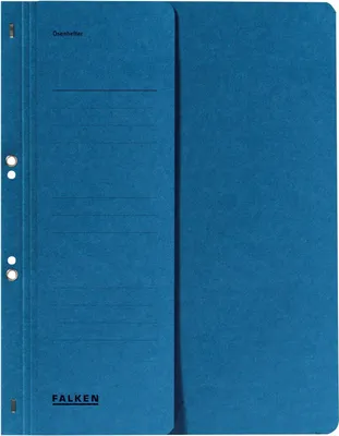 Obrázek produktu pro Falken Ösenhefter 80000524 DIN A4 halber Deckel Behördenheftung blau