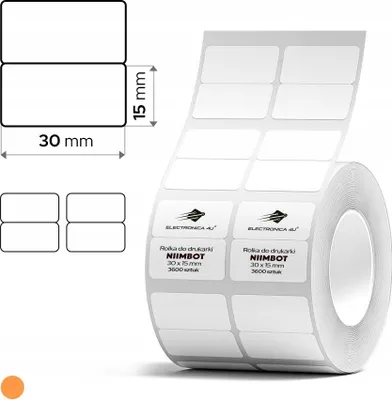 Immagine prodotto di Etichette autoadesive termiche per Niimbot K3 30x15 3600 pezzi
