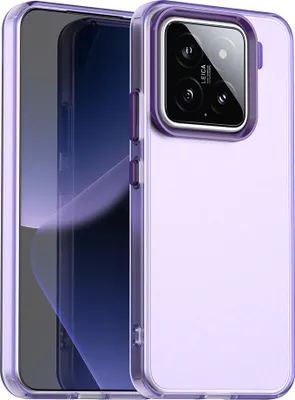 Produktbild von Handyhülle für Xiaomi 15 Pro Schlank Durchscheinend Matt Stoßfest Schutzhülle Lila