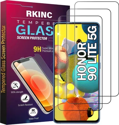 Produktbild von Displayschutzfolie Honor 90 Lite 5G 3 Stück Panzerglas 0,33 mm kratzfest
