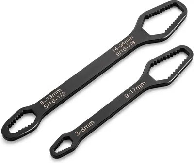 Imagen del producto de Llave autoblocante para tornillos, de 8-24 mm y de 3-17 mm, de uso universal