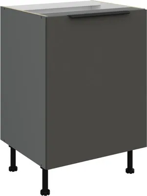 Produktbild von Unterschrank mit einer Tür LUNARA – Breite 60 cm, Graphit/Anthrazit