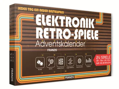 Produktbild von Lernpaket FRANZIS Retro-Spiele Adventskalender, 2018