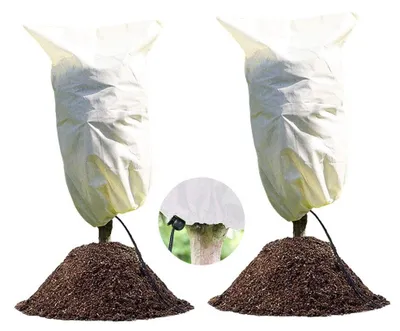 Obrázek produktu pro Sada dvou ochranných obalů na rostliny, rozměry 100 cm x 80 cm, určená pro použití v zimě